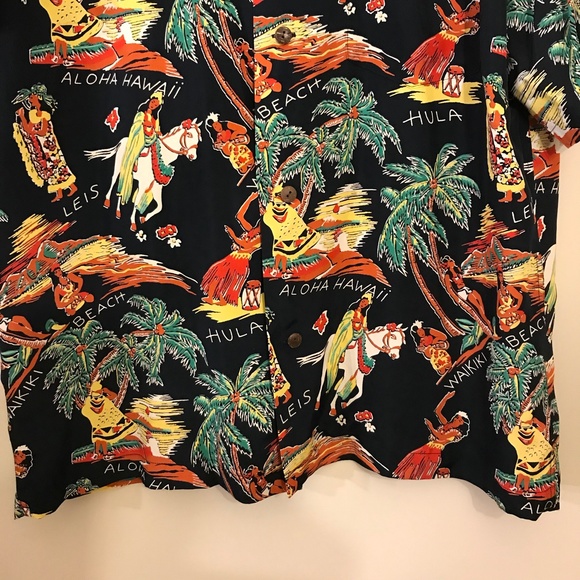 Sun Surf Rayon Short Sleeves Hawaiian Shirt XL - Picture 10 of 13